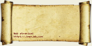 Mina Ponjević vizit kartica